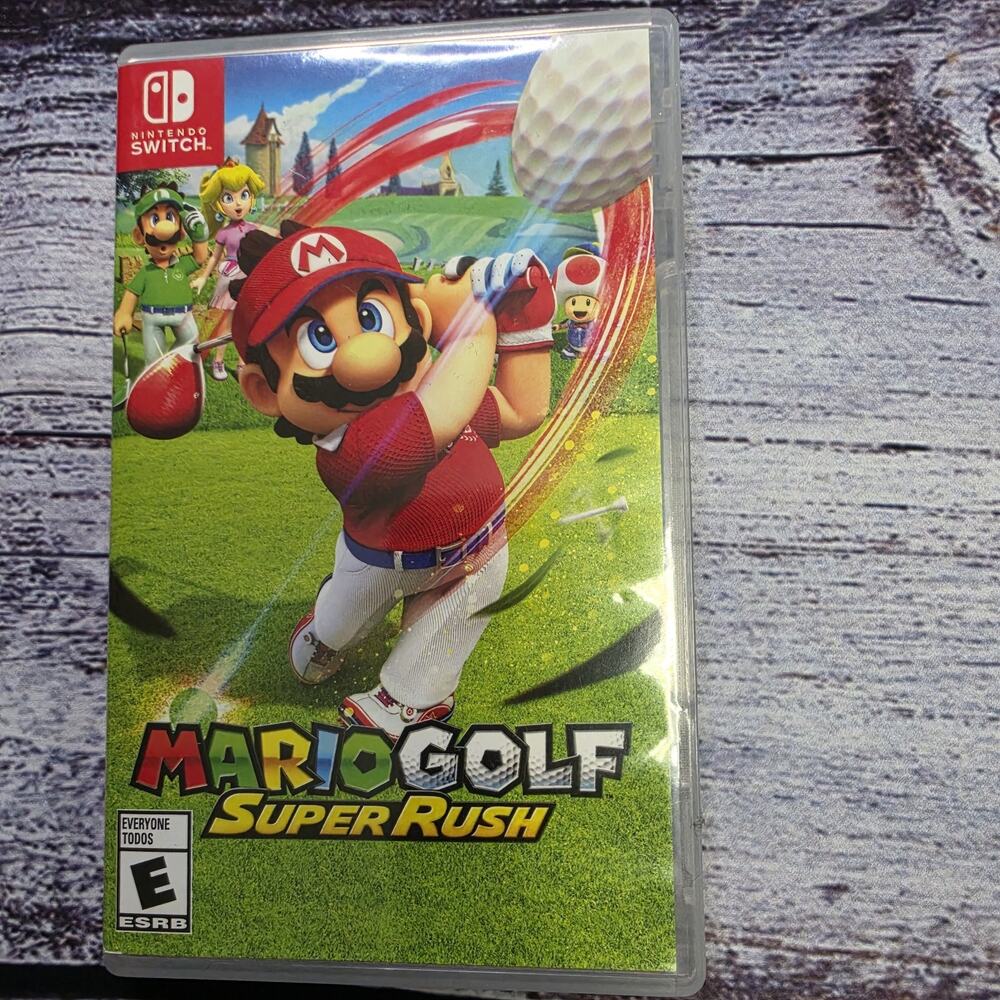 Nintendo Switch Mario Golf Super Rush Rated E for everyone